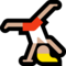 Person Cartwheeling - Medium Light emoji on Microsoft